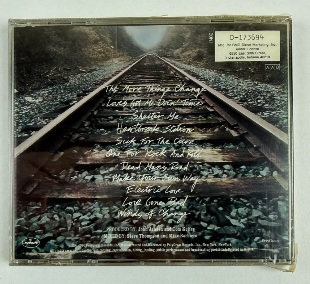 NEW Cinderella – Heartbreak Station (1990) CD | Hard Rock Glam Metal 🎸🚂