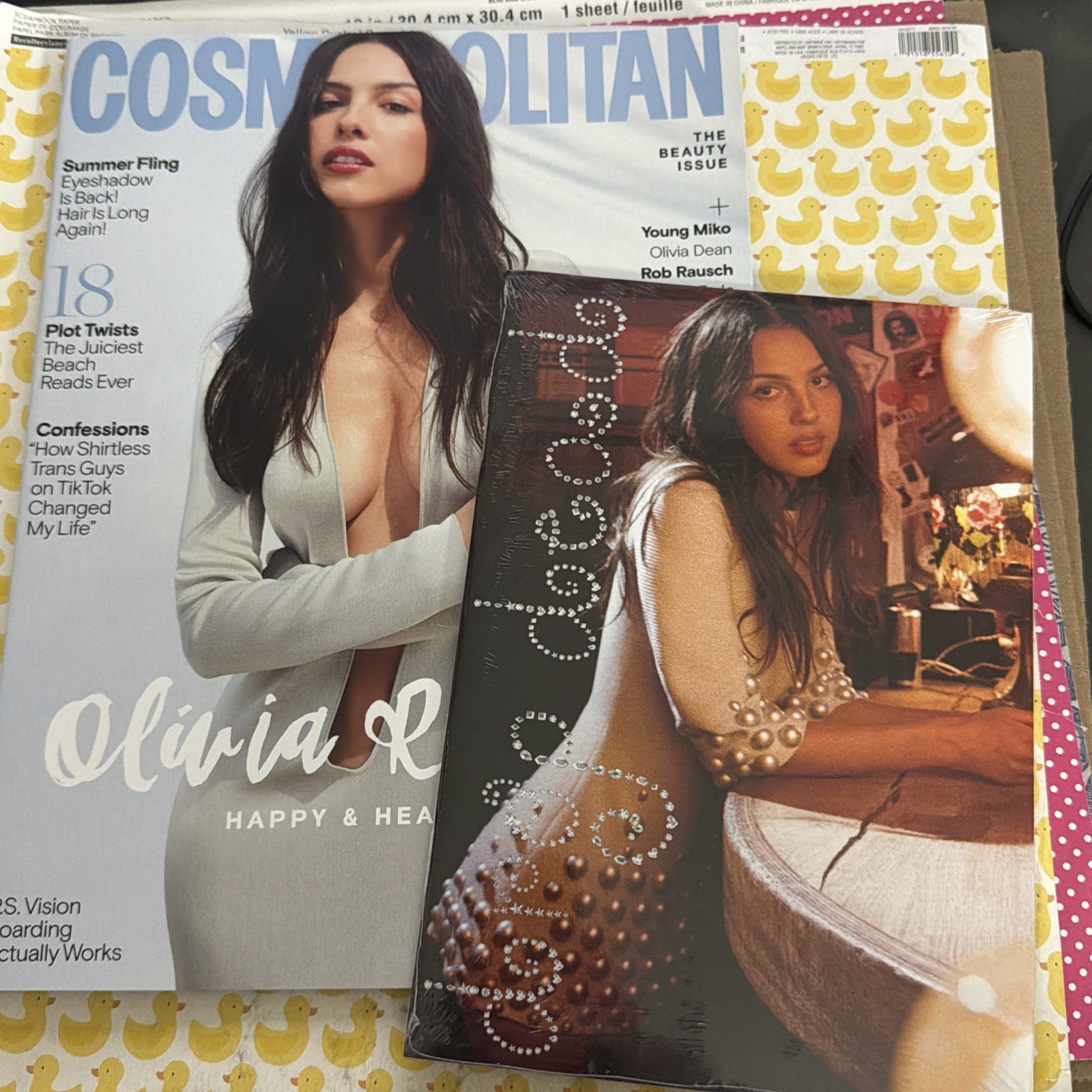 OLIVIA RODRIGO DROP DEAD CD ZINE COSMOPOLITAN SUMMER 2026 lot newsstand adela