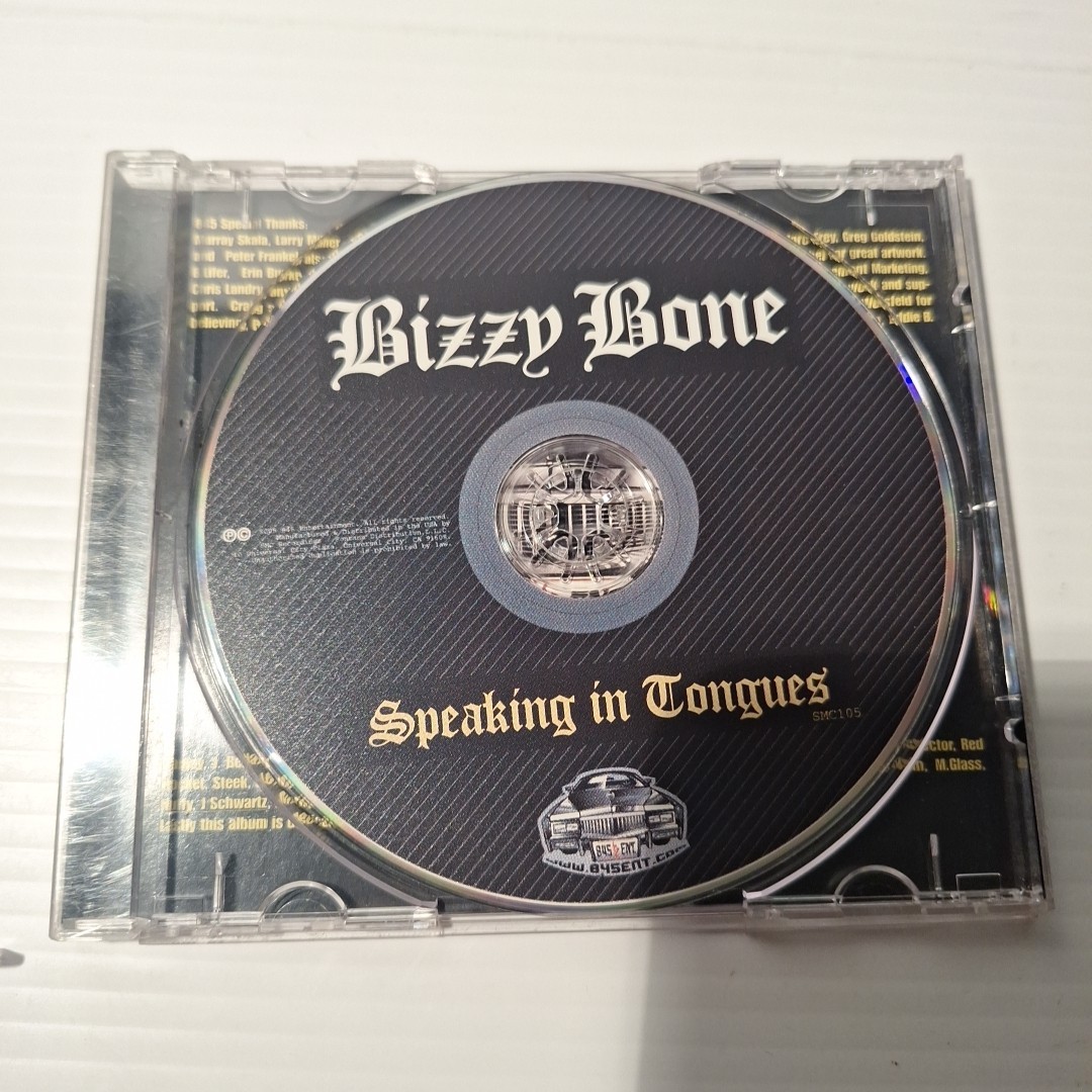 Bizzy Bone - Speaking In Tongues (CD, 2005, PA) Hip-Hop Bone Thugs N Harmony HTF