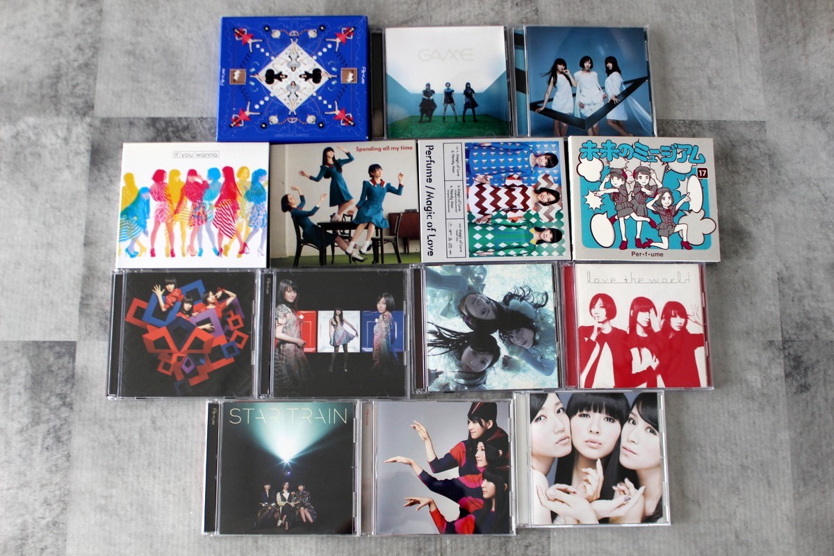 SET x14 Perfume Japan CD Coosmic Exploer GAME Magic of Love Mirai no Museum