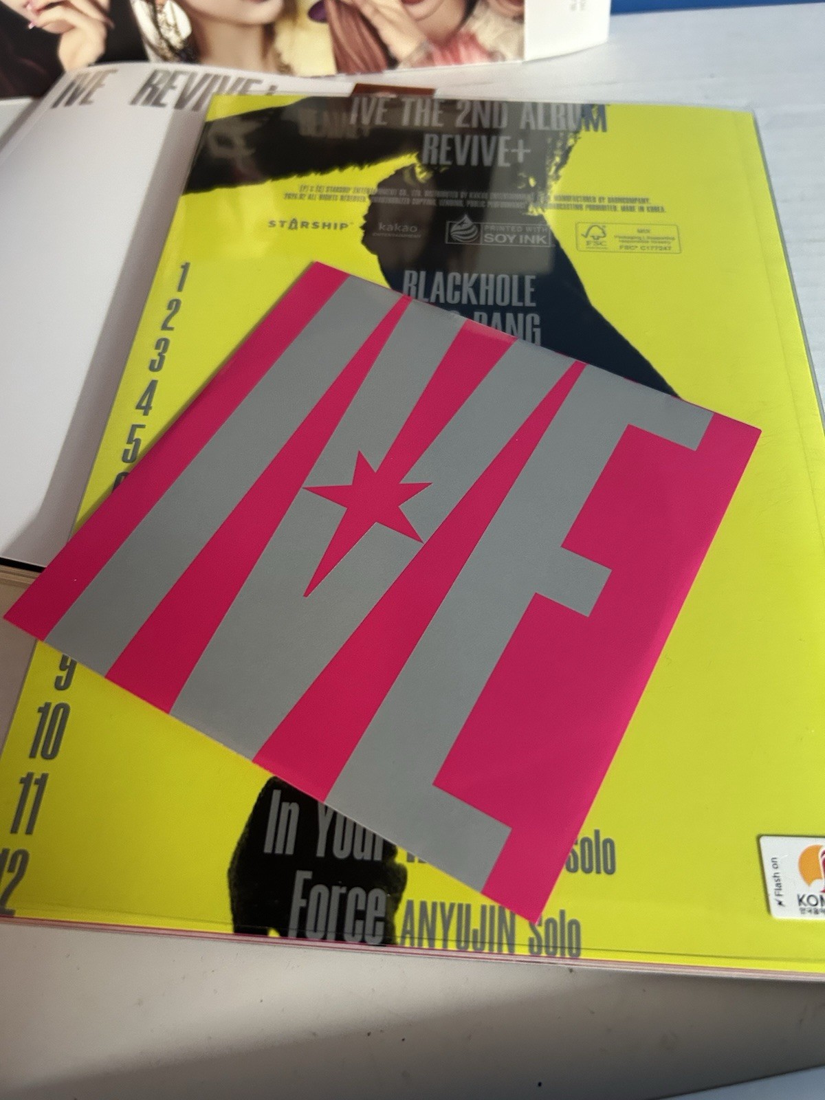 Ive Revive+ 2nd Album 2 Photobook, 2 CD, 2 Posters, Photocards, Stickers