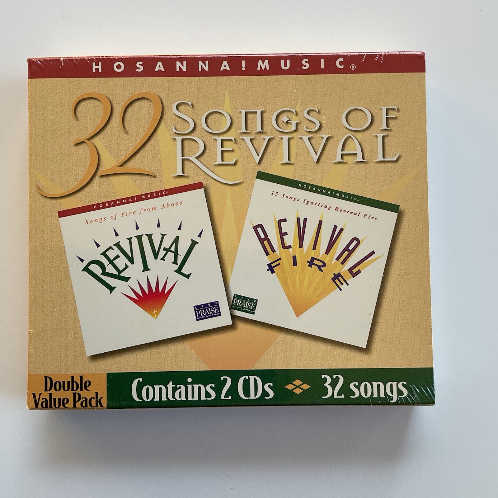 32 Songs of Revival Hosanna! Music 2 CD Set Mint Discs 1998 Integrity Religious