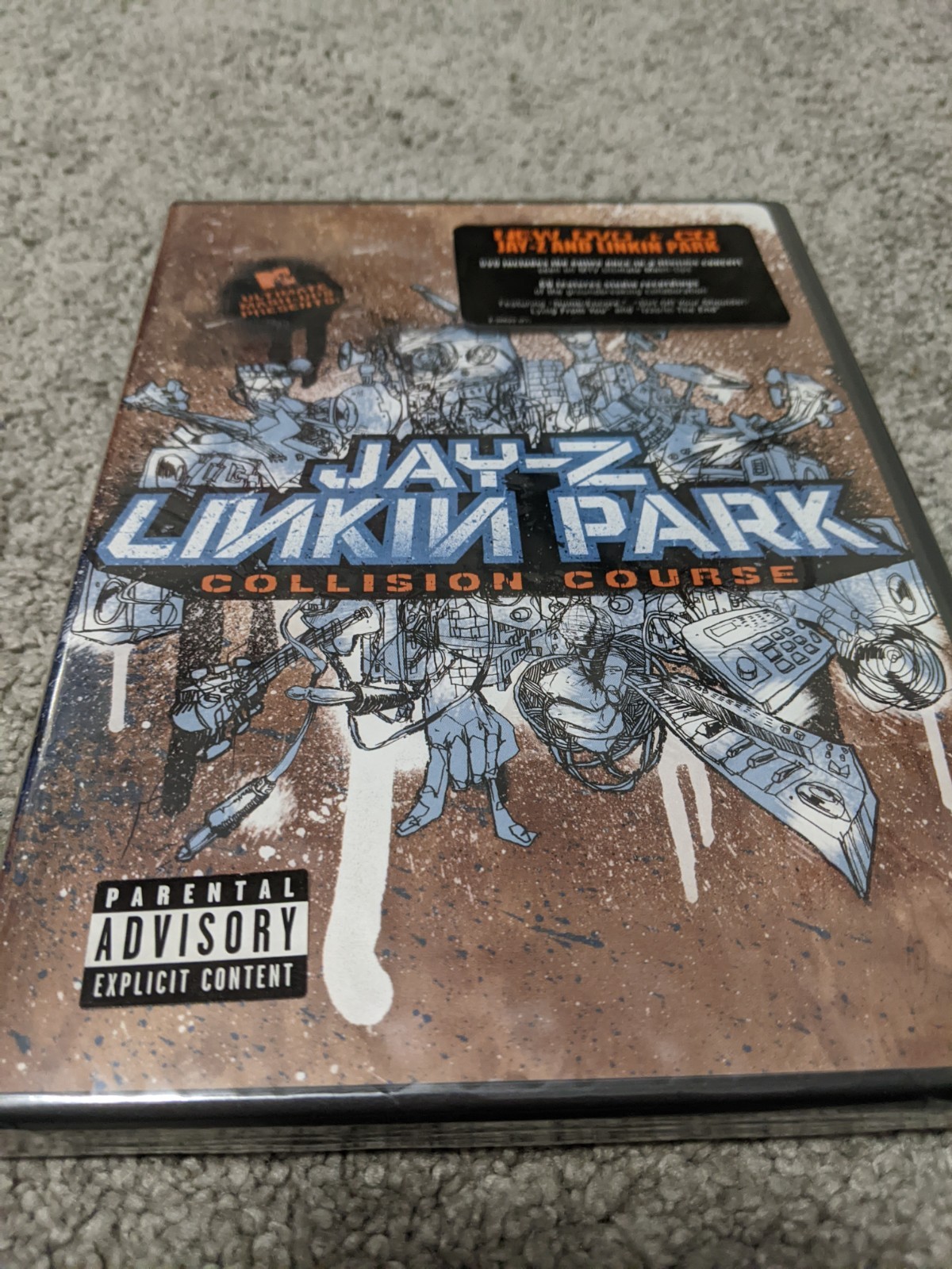 Jay-Z Linkin Park Collision Course CD + DVD 2004 Digipak SEALED Explicit OOP