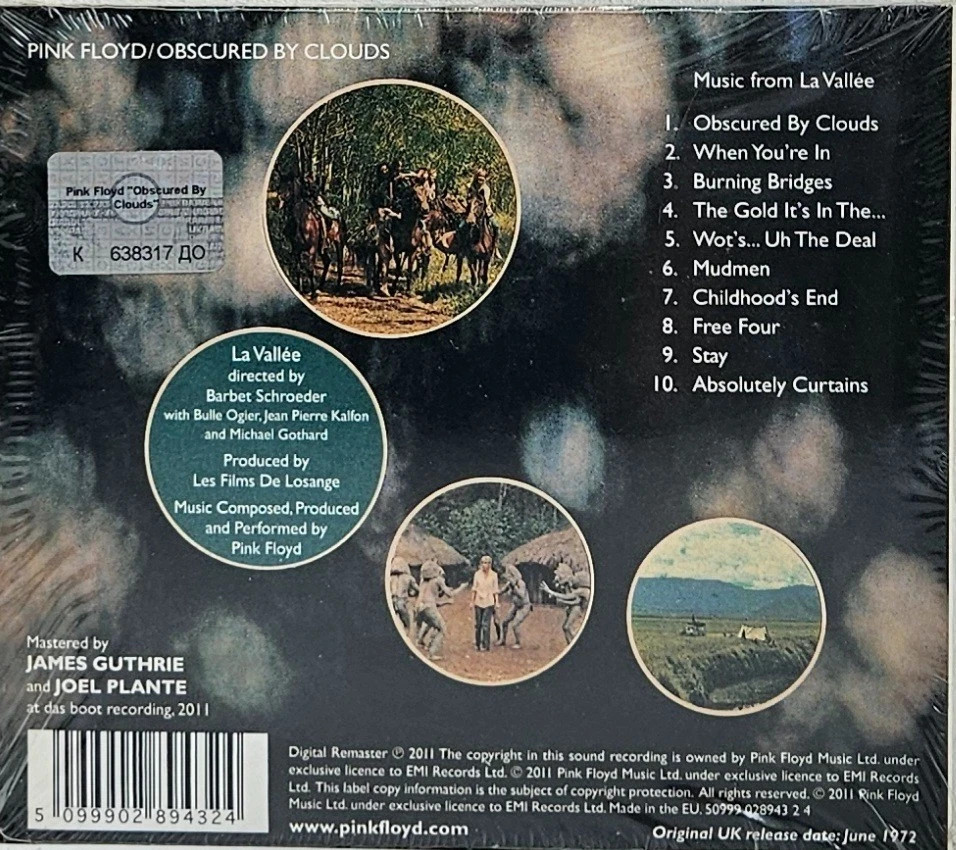 Pink Floyd – Obscured By Clouds CD - Soundtrack Album - NEW