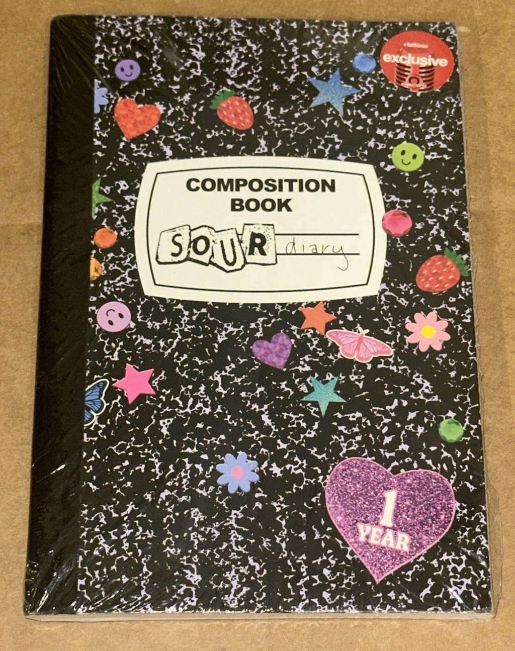 Olivia Rodrigo SOUR Anniversary Zine Journal CD Sticker Bundle Sealed New 1 Year