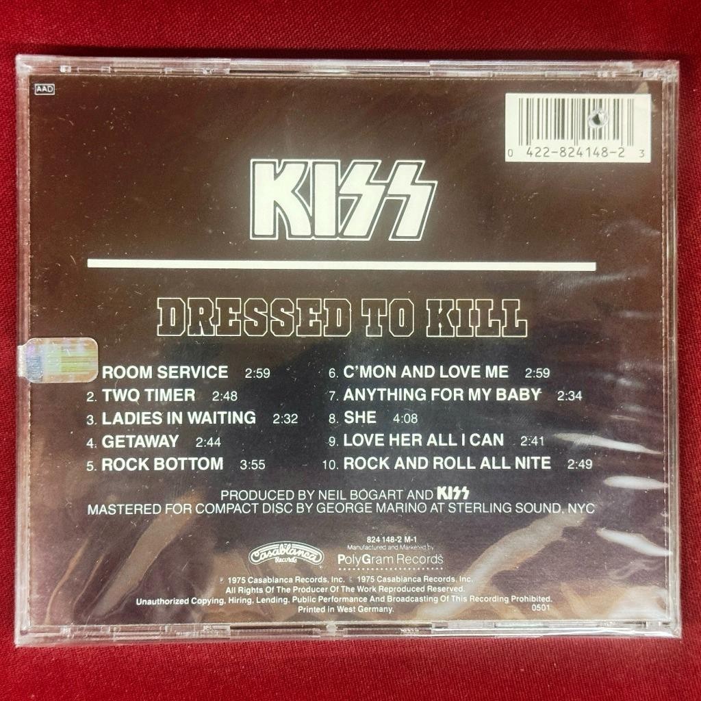 Dressed to Kill by Kiss (CD, May-1989, Island/Mercury) Brand New Factory Sealed