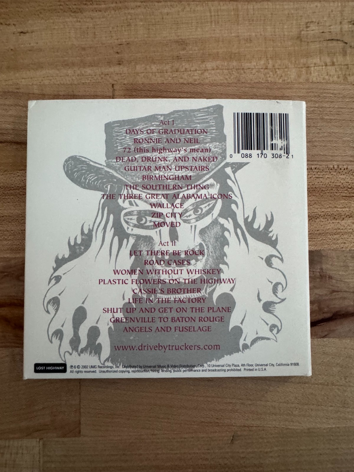 Drive-By Truckers Southern Rock Opera 2 CD Set (Lost Highway) Digipak