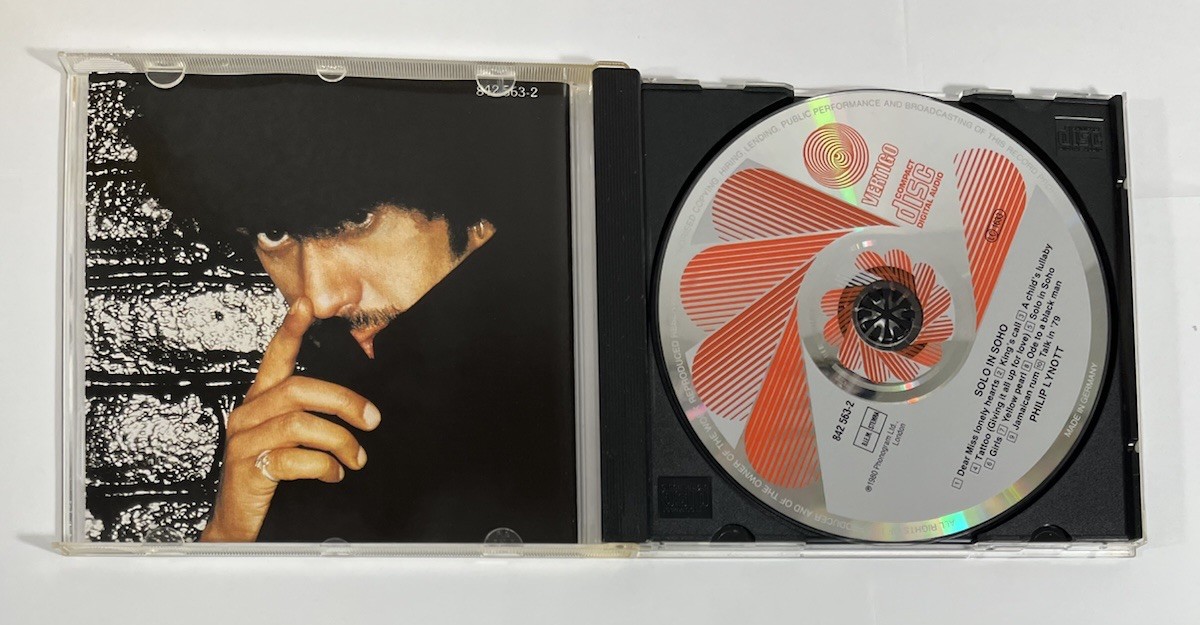 Philip Lynott - Solo in Soho CD 1990 Vertigo Import Original Thin Lizzy OOP RARE