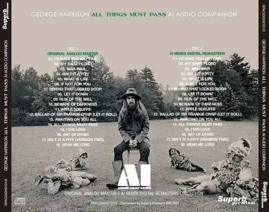 GEORGE HARRISON / AI - AUDIO COMPANION ORIGINAL ANALOG MASTER + AI REMIX 8CD