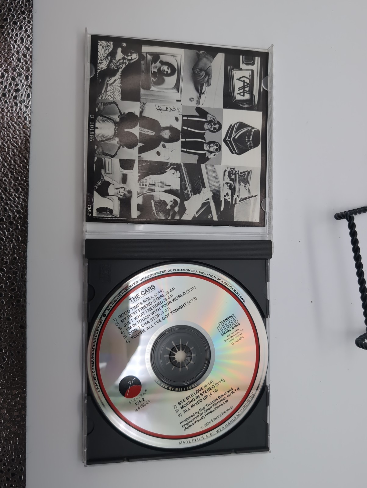Cars by The Cars (CD, 1990) Very Good