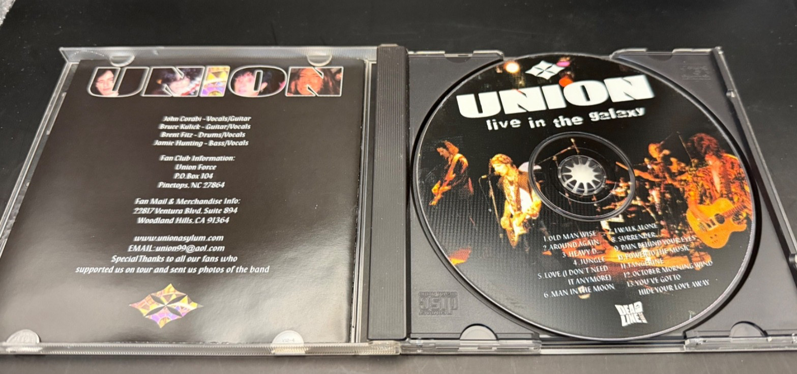 Union Live In The Galaxy CD (Bruce Kulick, J Corabi)
