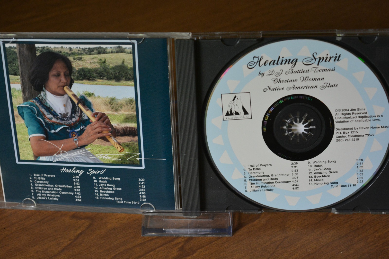 DJ Battiest-Tomasi - Healing Spirit CD 2004 NATIVE AMERICAN FLUTE JIM SIMS RARE