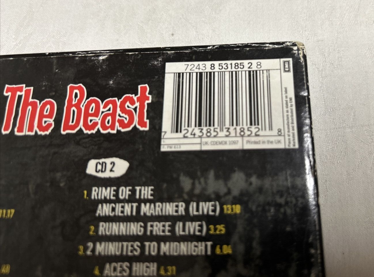 *RARE* IRON MAIDEN-BEST OF THE BEAST-1996 UK IMPORT 2-CD BOXSET WITH BOOKLET EMI