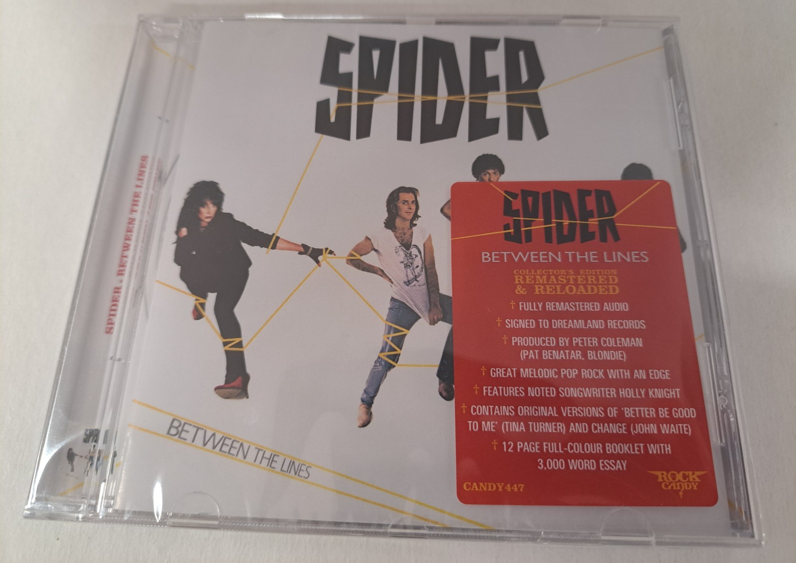 Spider Between The Lines New CD Remastered Reissue Rock Candy Shanghai USA AOR