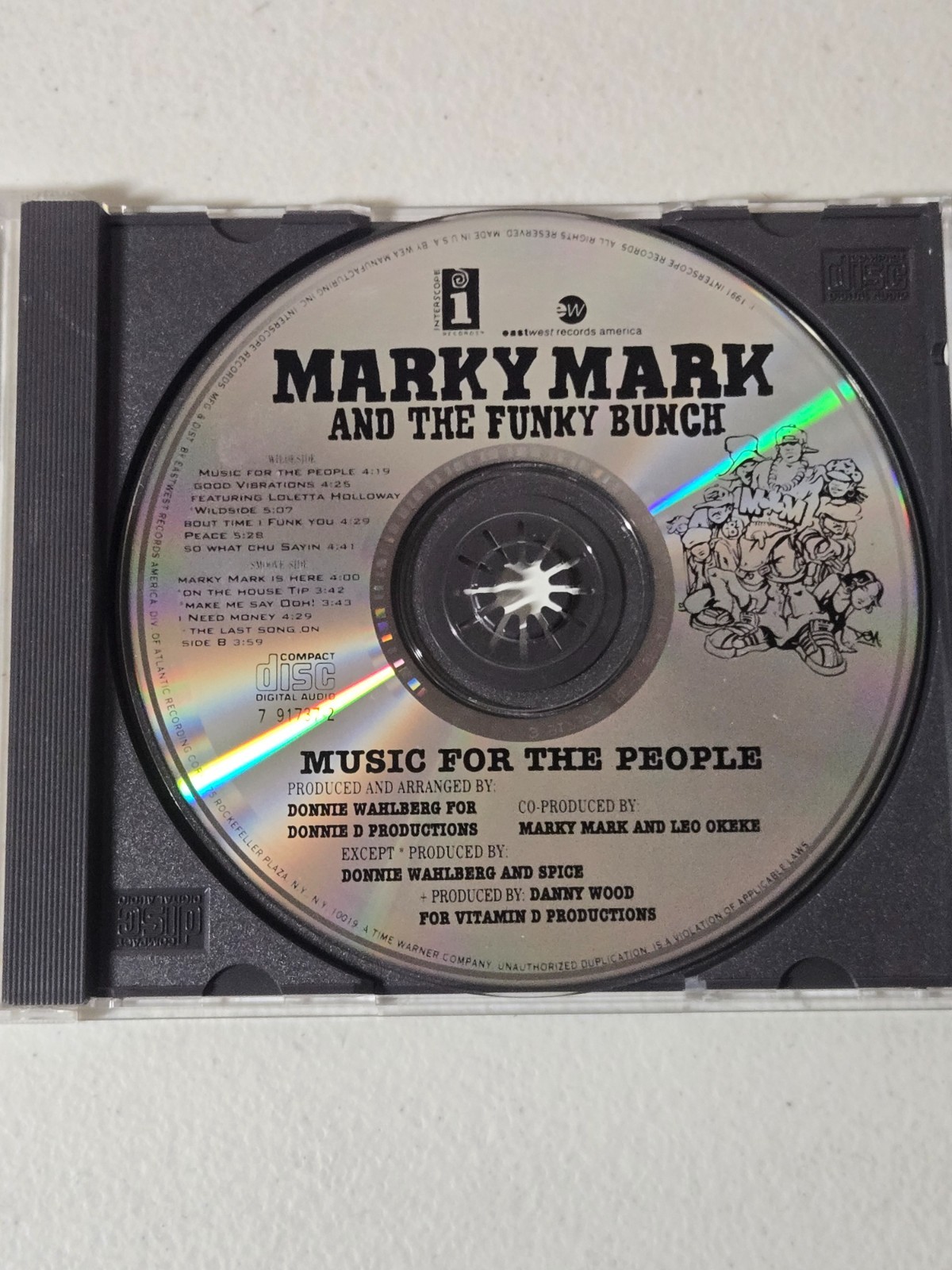 Marky Mark and the Funky Bunch: Music for the People CD 1991 Interscope