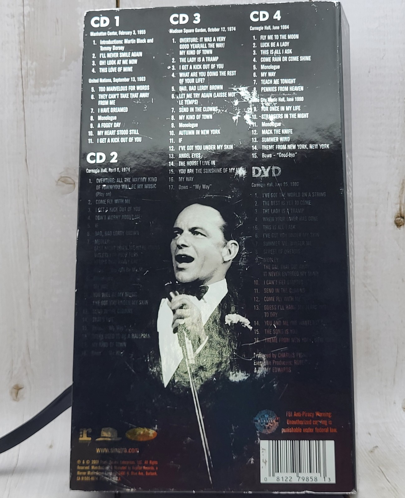 Frank Sinatra New York • Five Disc (4 CD & DVD with Booklet) Box Set NICE!