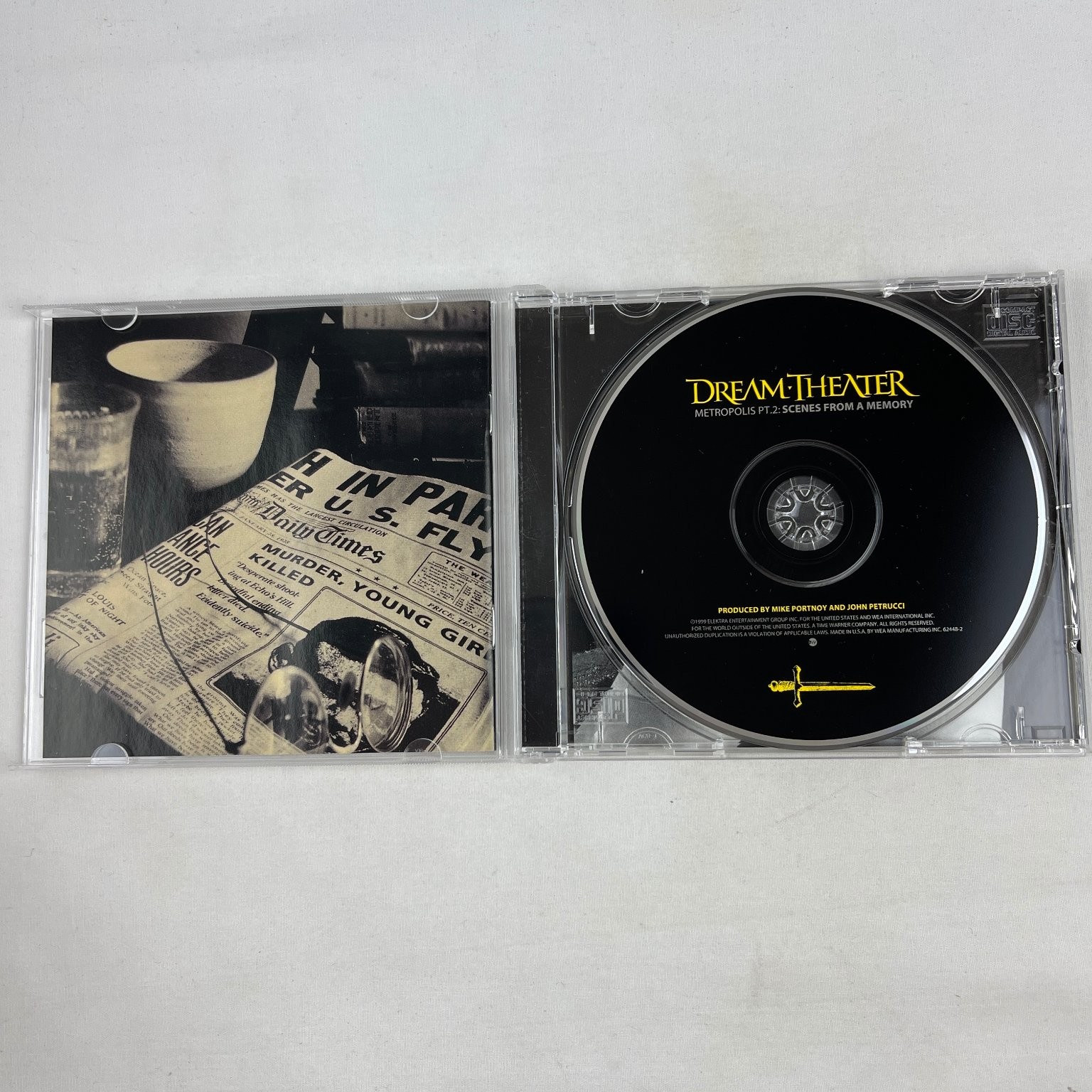 Dream Theater – Metropolis Pt. 2 CD 1999 Prog Metal Elektra