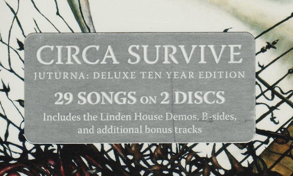 Circa Survive - Juturna 2 x CD - SEALED NEW Deluxe Ten Year Edition Double Disc