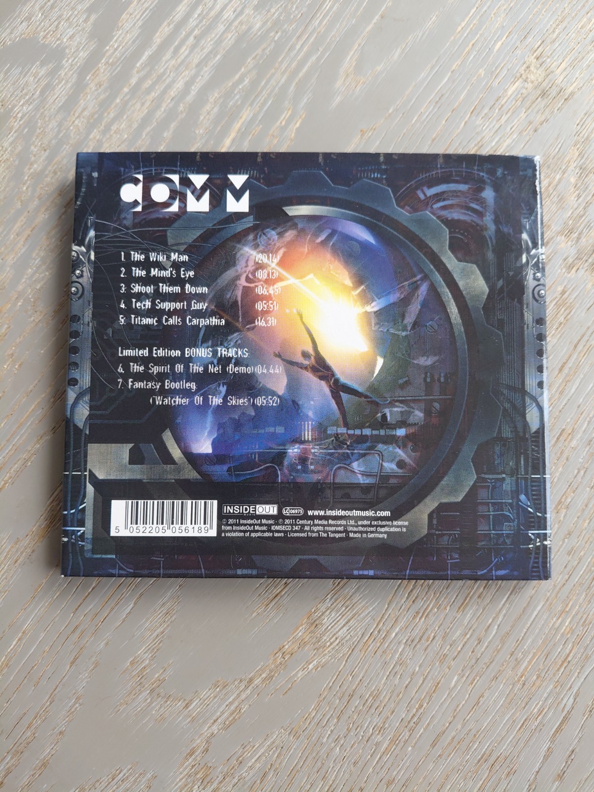 The Tangent Comm Limited Edition Digipak Cd