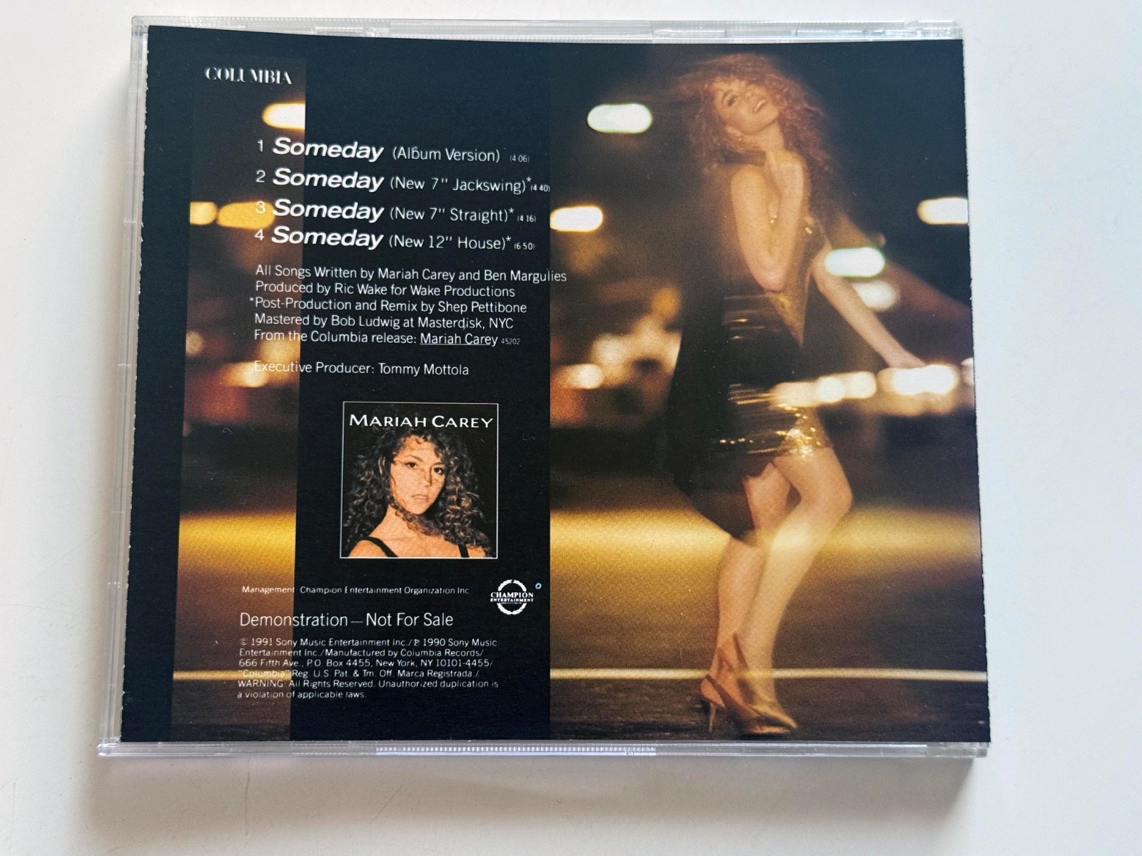 Mariah Carey Someday US Promo CD Single 4 Remixes House Shep Pettibone CSK 73561