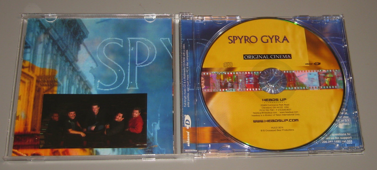 Spyro Gyra - Original Cinema [Enhanced] (CD, 2003, Heads Up International)