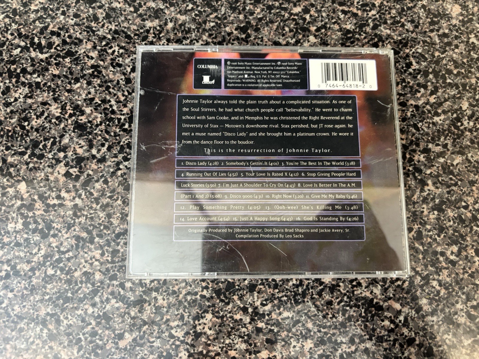 The Best of Johnnie Taylor: Rated X-Traordinaire (CD, 2008) W/ Case&Hype, Tested