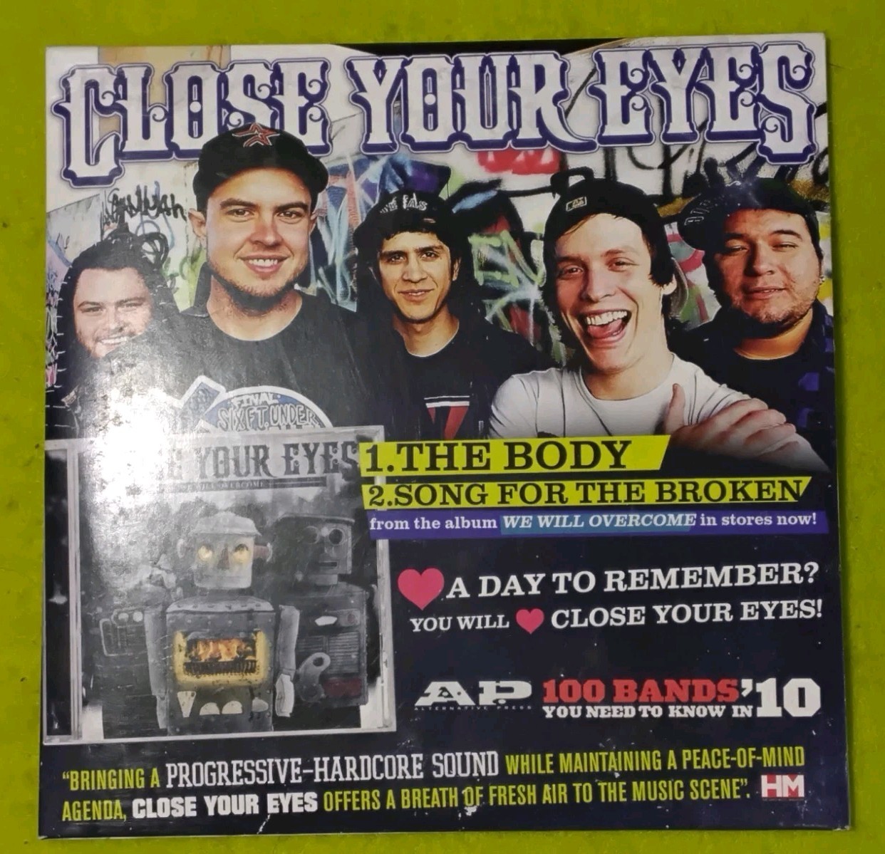 Victory Records New Music Sampler 2010 Spring (CD, Promo, Compilation) OOP