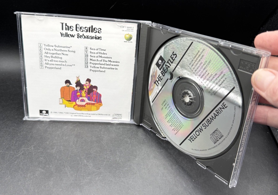 RARE! Yellow Submarine The Beatles CD Capitol Records 1969 EMI Parlophone EUC