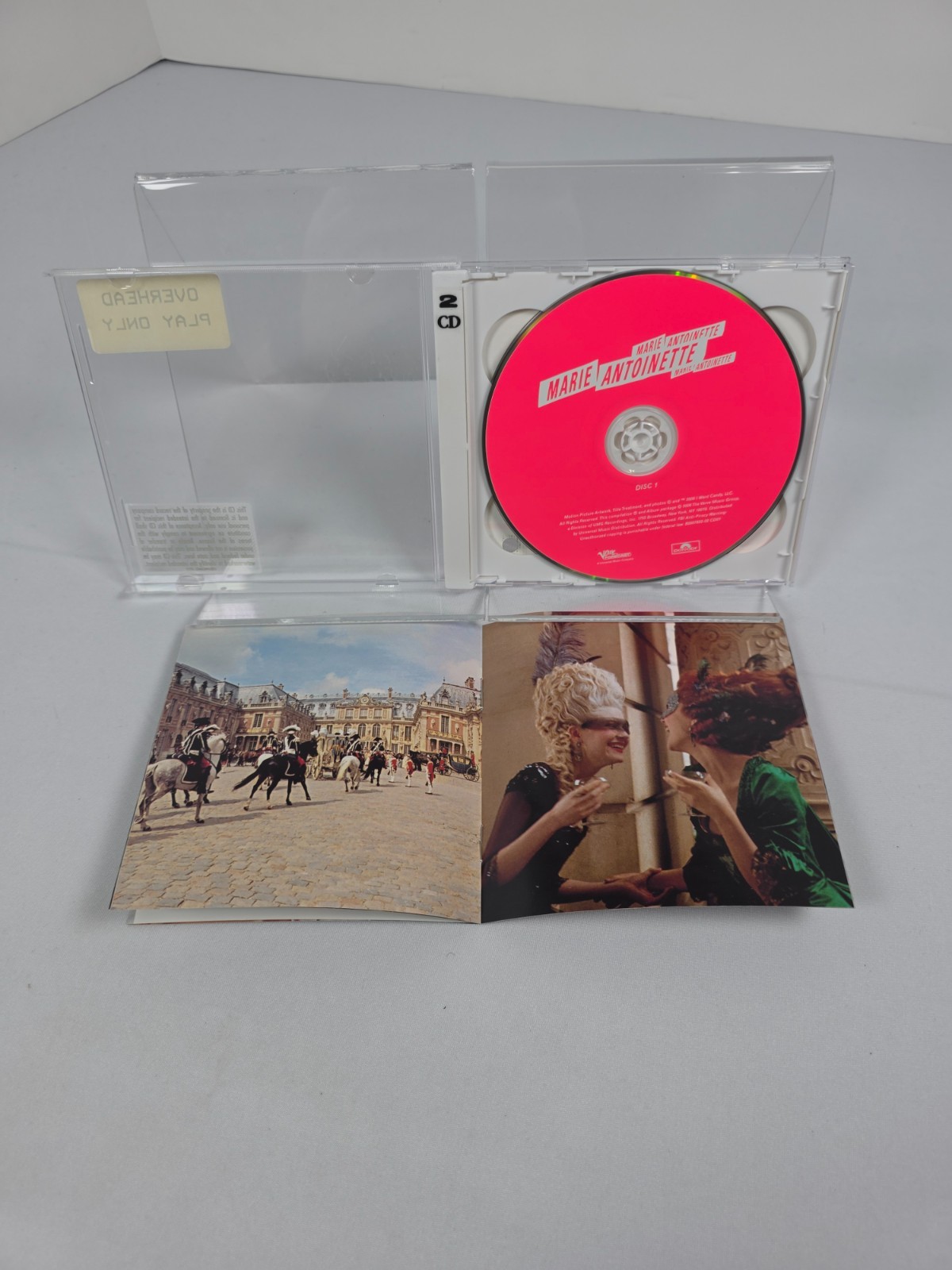 Marie Antoinette Promotional/Radio Copy Double CD Soundtrack - 2006 2-Disc Set