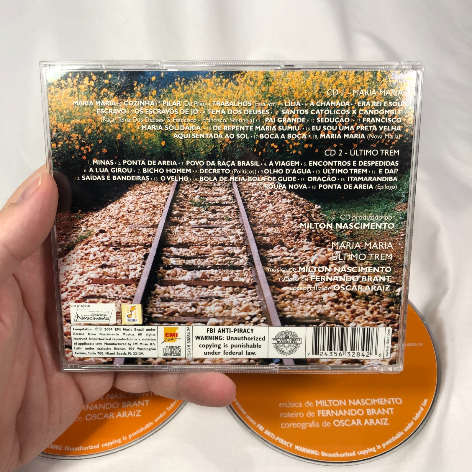 Milton Nascimento - Maria Maria / Ultimo Trem (Double CD) Very Good
