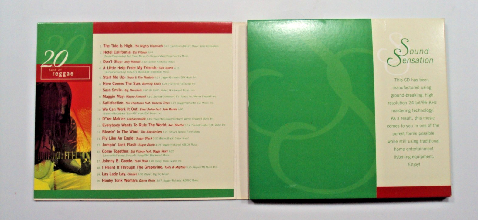 Various - 20 Best of Reggae (2004 Digipak CD) Used, Tested, Free S/H