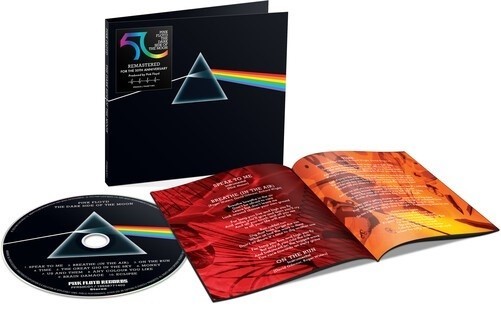Pink Floyd Dark Side of the Moon CD 50th Anniversary Remastered, Book New Sealed