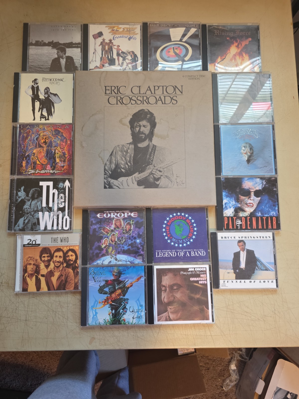 Lot Of 20 CDs 1970s - 1990s Rock / Classic Rock Vai Springsteen Clapton The Who