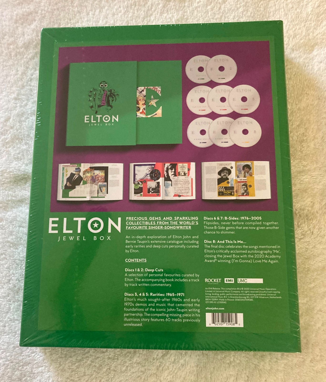 Elton Jewel Box [8cd Super Deluxe Edition] by John, Elton (CD, 2020)