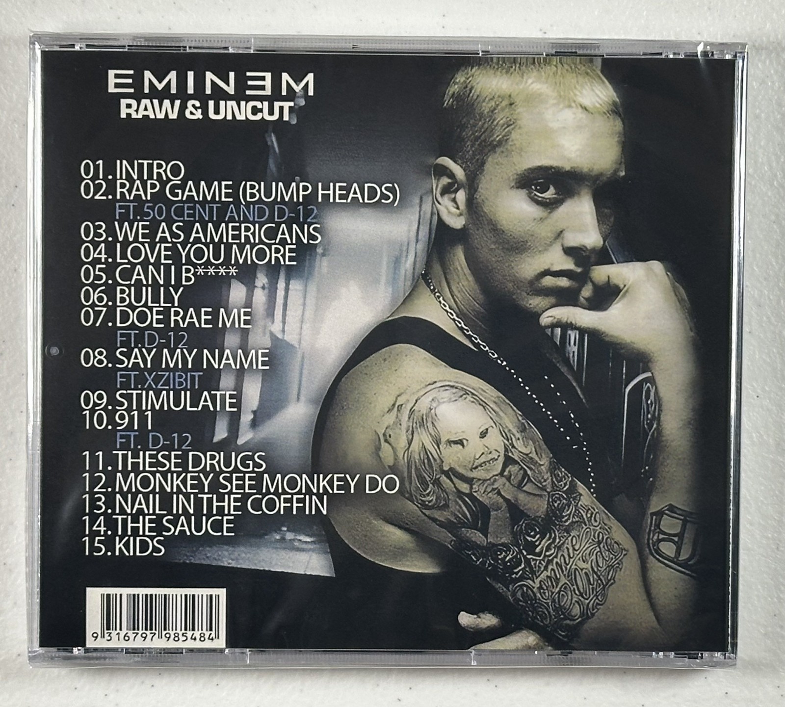 Eminem - Raw & Uncut *SEALED CD* MIXTAPE/COMPILATION
