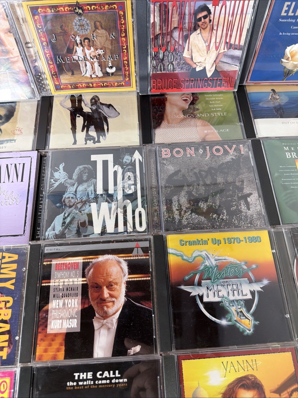 Huge Lot of 66 1980s-2000s Music CD's Elton John, Talking Heads, Harry Potter G4