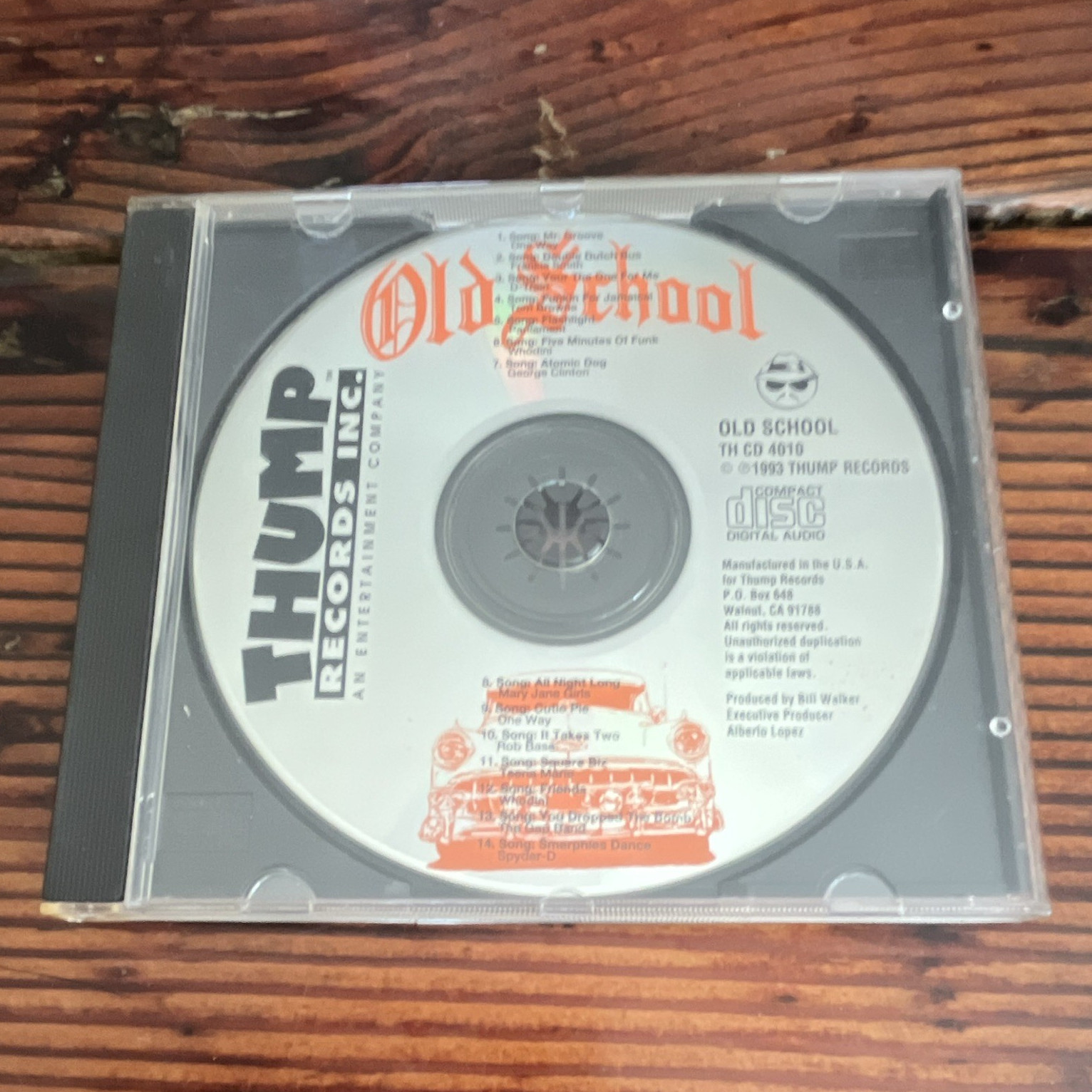 Thump Records – Old School CD 1993 TH CD 4010 Hip-Hop Jewel Case