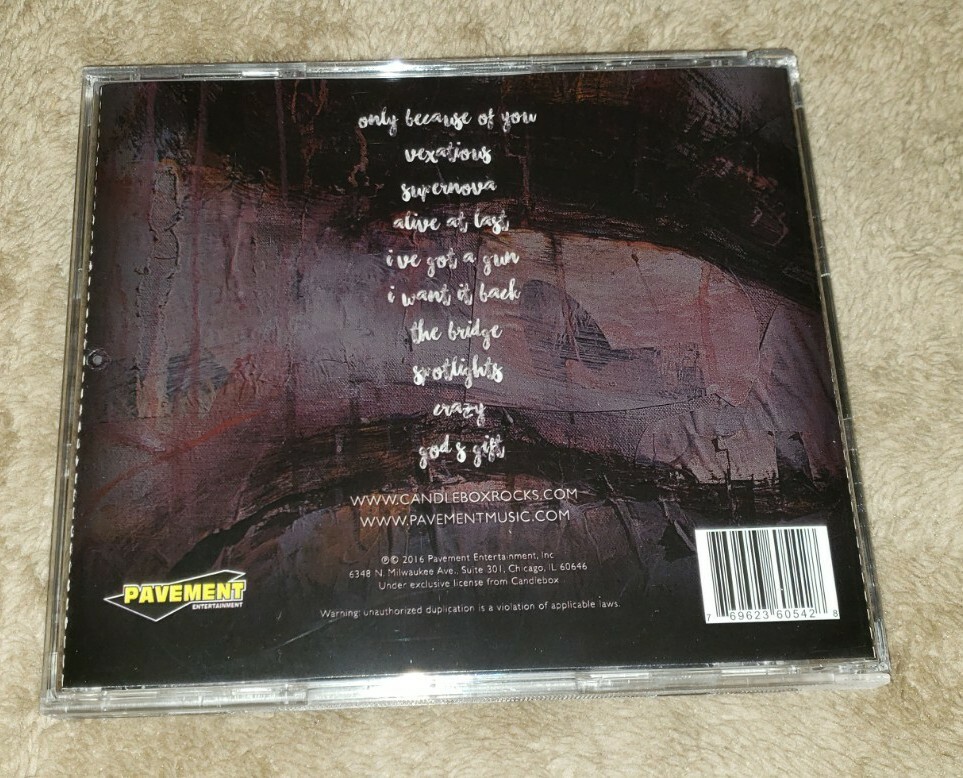 CANDLEBOX cd DISAPPEARING IN AIRPORTS