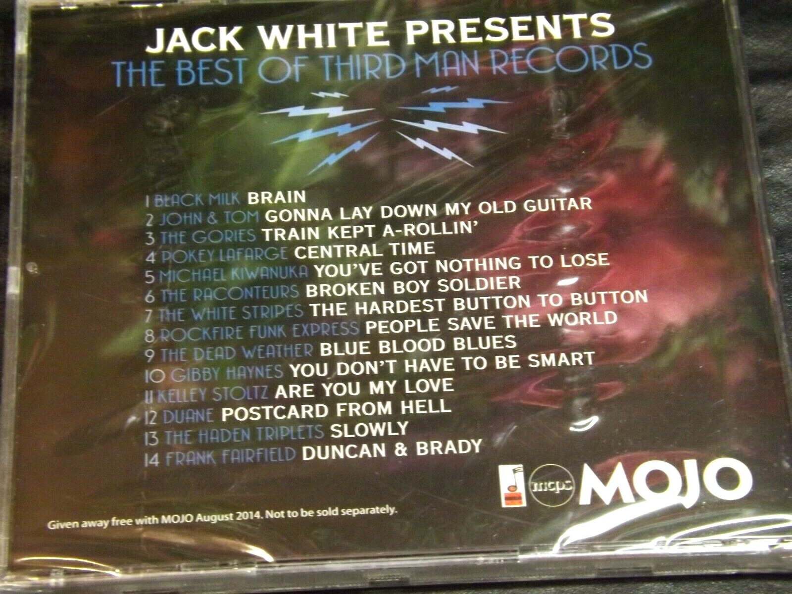 MOJO PRESENTS JACK WHITE THE BEST OF THIRD MAN RECORDS CD AUGUST 2014