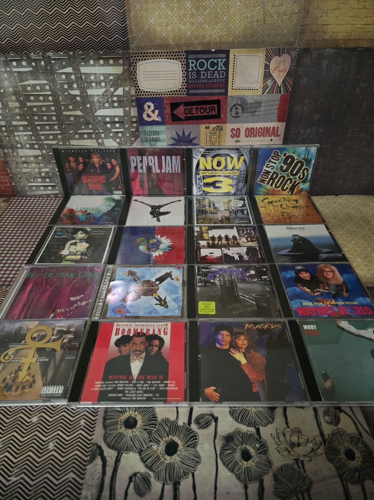 1990s Misic Mix CD Lot Of 20- NOW Oasis Seal Technotronic Des'ree Prince Moby
