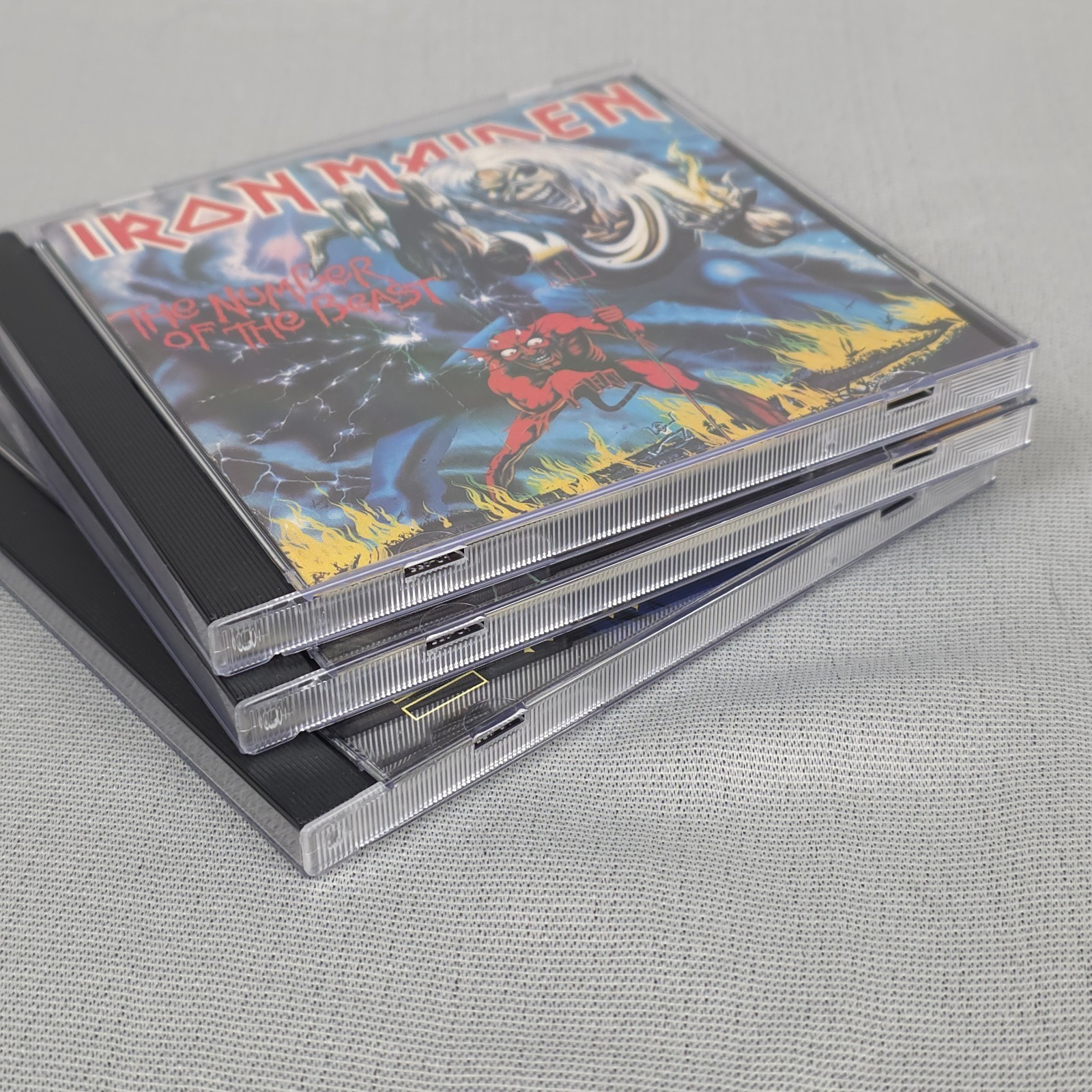 Iron Maiden CD Lot - Early Print Number Of The Beast 1982 Capitol, Piece Of Mind