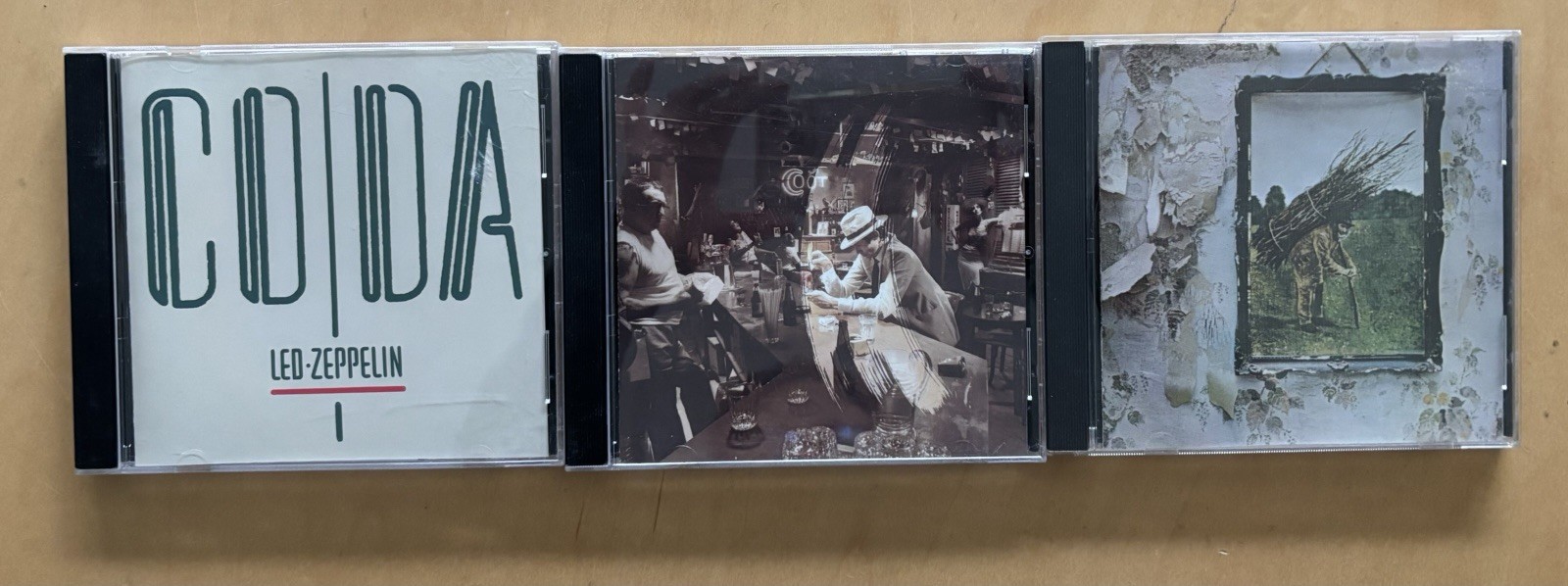 Lot Of 3 LED Zeppelin CD’s - CODA, In Through The Outdoor, LED Zeppelin IV