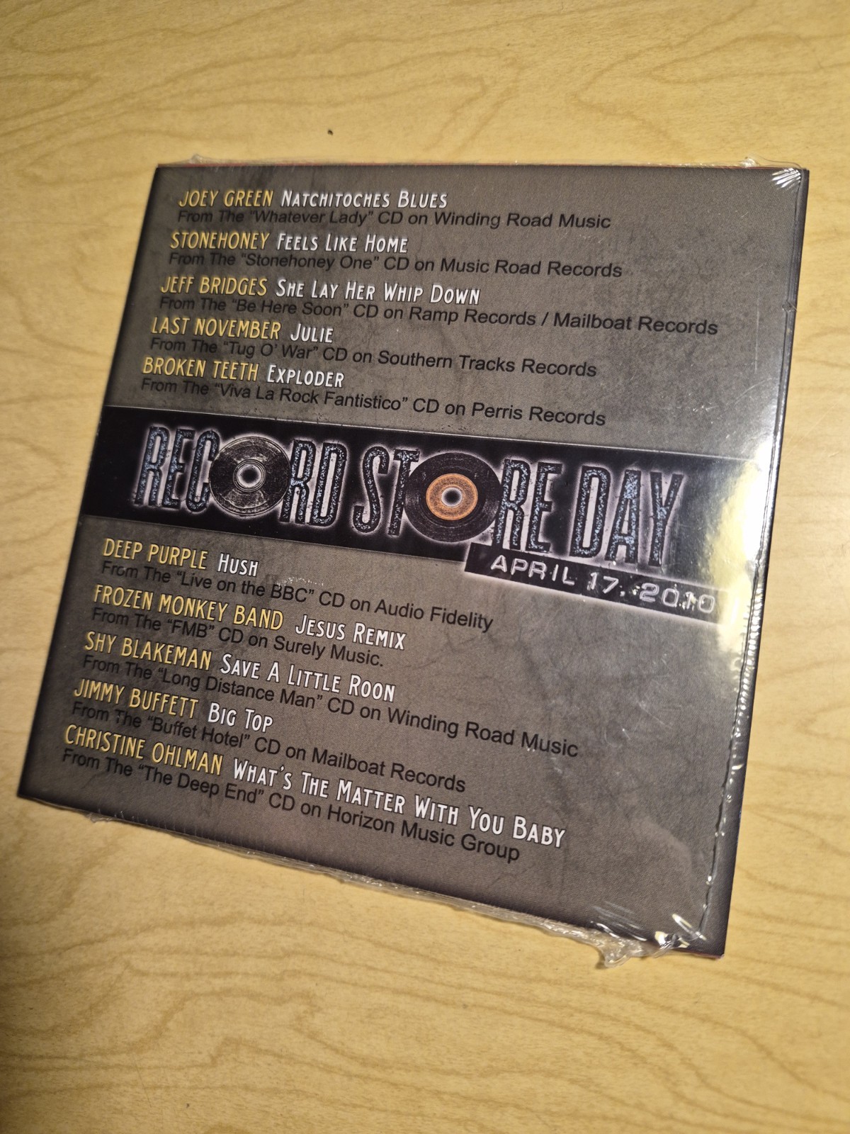 Record Store Day Sampler Cd 2010 Rare Sealed NEW OOP SOHlinernotes.com