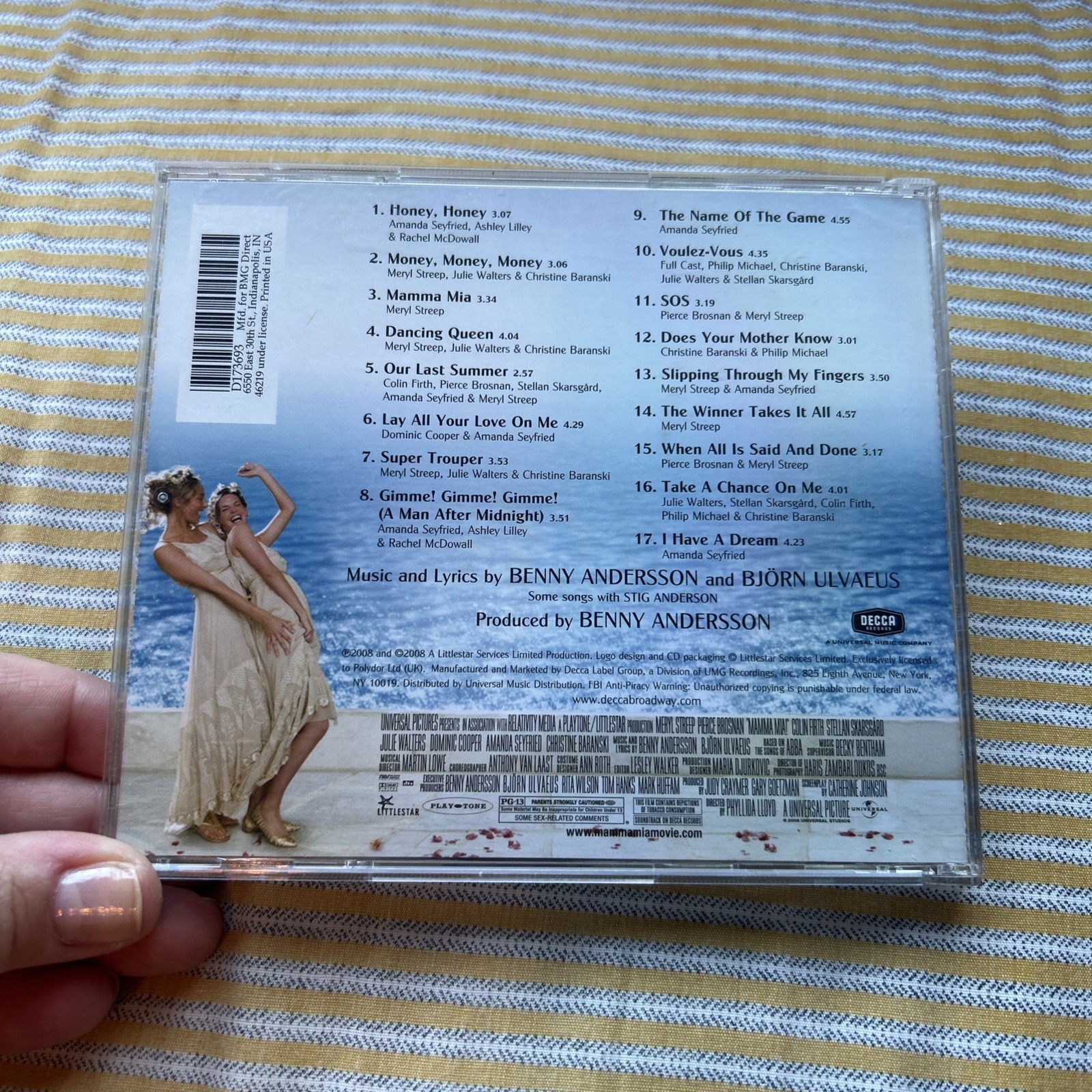 Mamma Mia! - The Movie Soundtrack featuring the music of ABBA CD