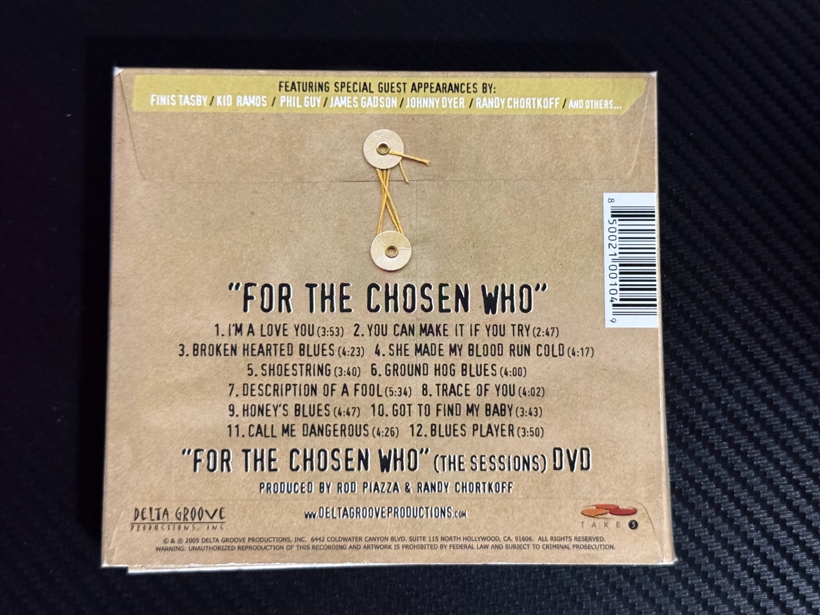 ROD PIAZZA & THE MIGHTY FLYERS - For The Chosen Who CD/DVD Used