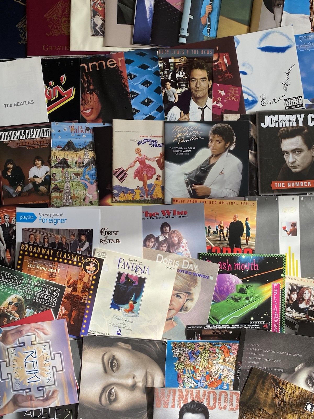 VINTAGE 3 LBS of CD Booklets 60s-2000s