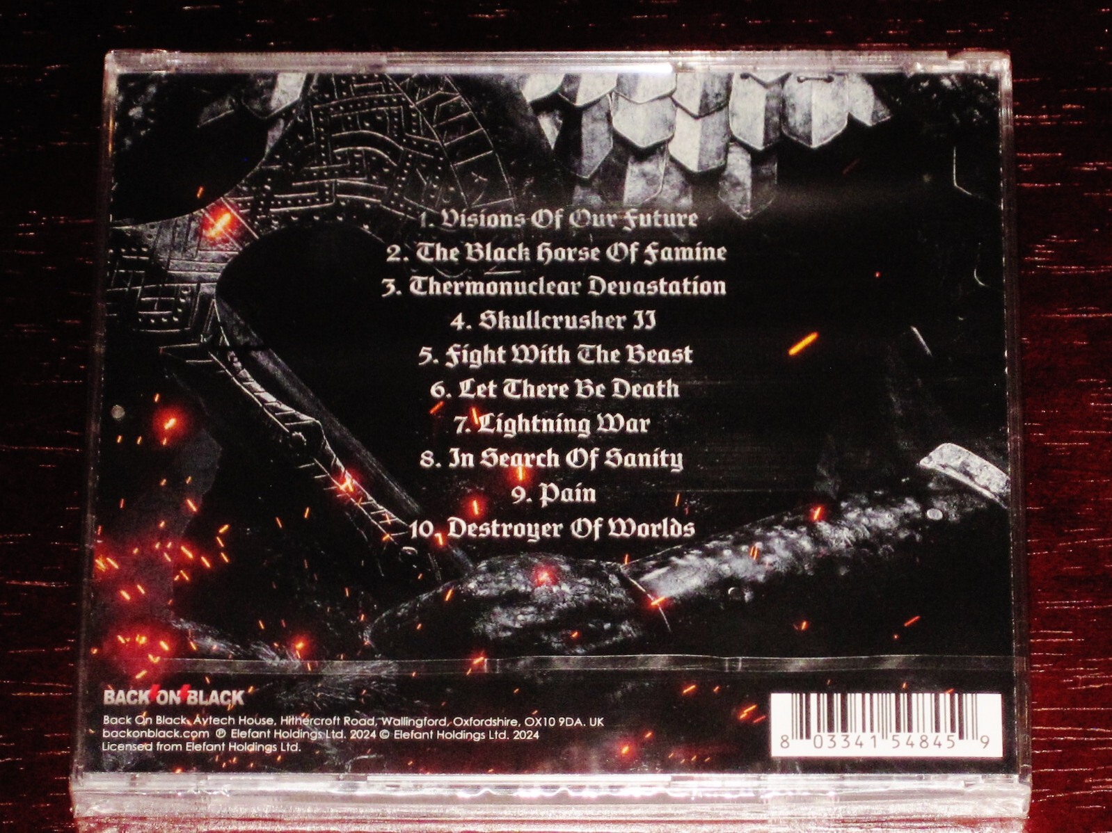 Onslaught: Skullcrusher CD 2024 Back On Black Records UK BOBV926CD JC NEW