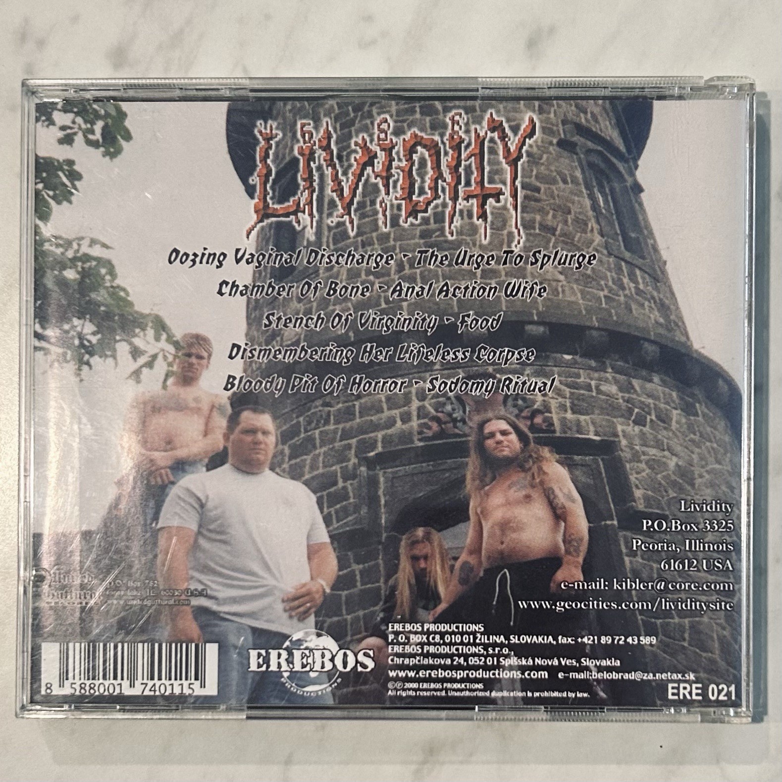 RARE Lividity The Age Of Clitoral Decay CD Brutal Death Metal 1999 Deaden Gaffed