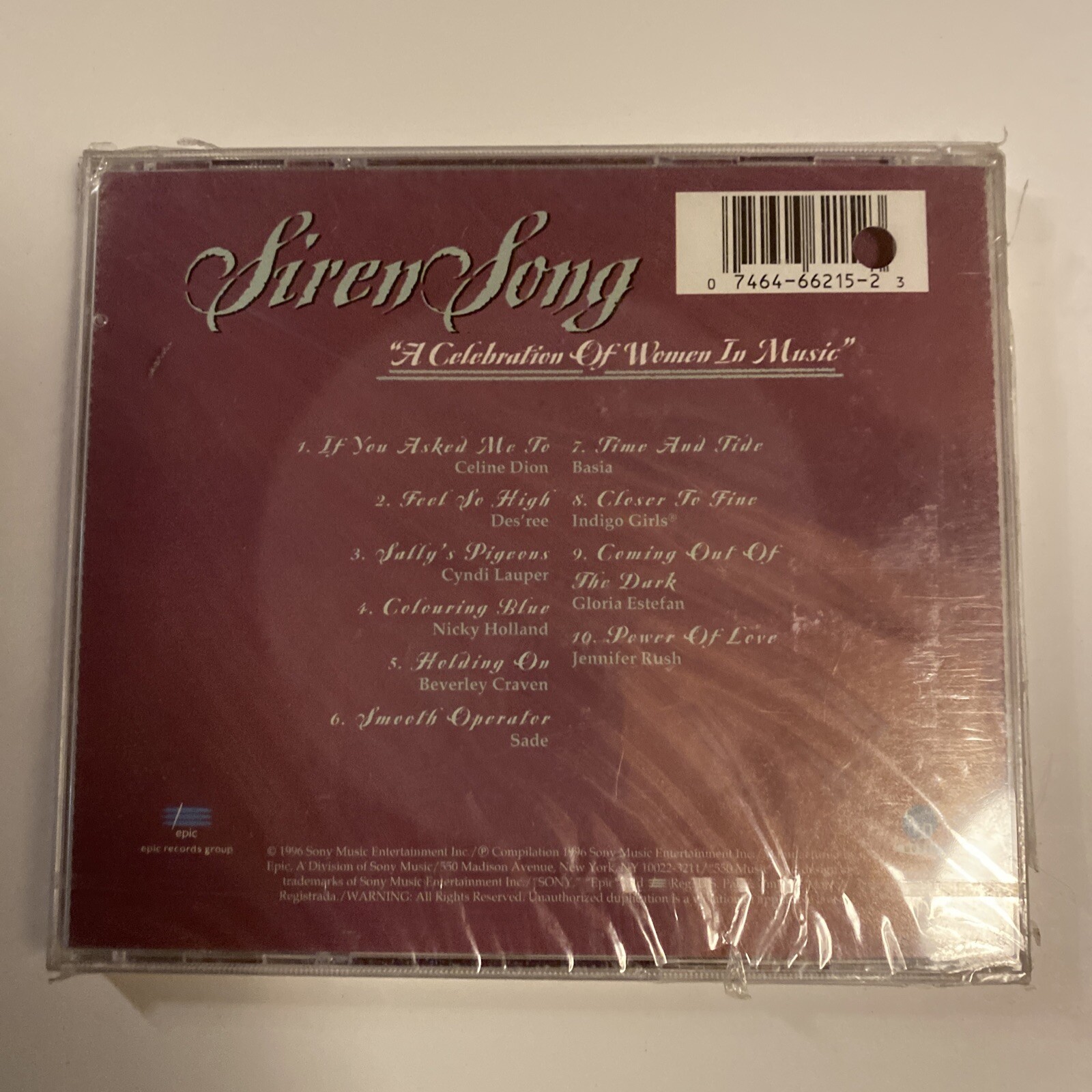 Siren Song: A Celebration of Women in Music by Various Artists (CD, Jan-1996,...