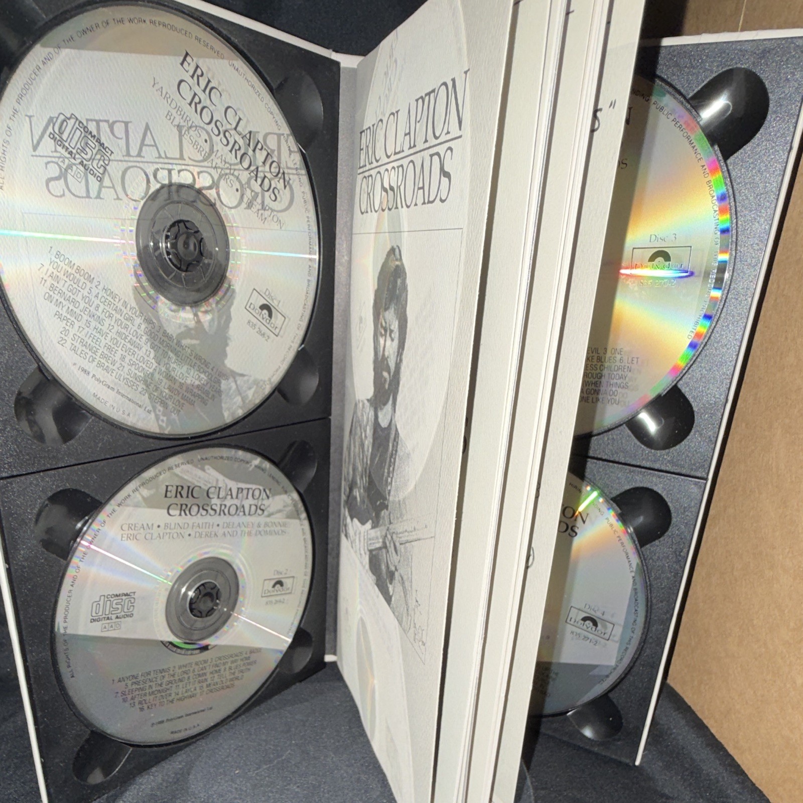 Eric Clapton Crossroads CD Box Set Compilation Polydor 1988 Rock